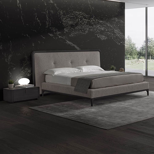 Letto matrimoniale - MARIE - Conte - contemporaneo / imbottito / con testiera