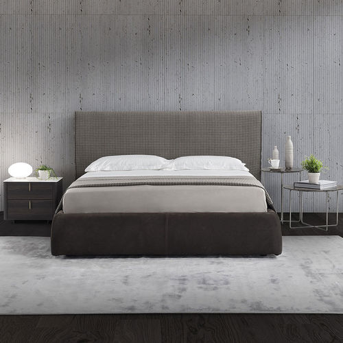 Letto matrimoniale - VIVALDI - Conte - singolo / contemporaneo / imbottito