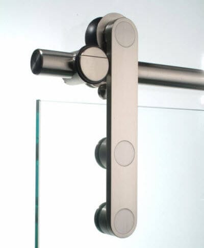 Sistema scorrevole in acciaio inossidabile - Fluxo - Casma - per porta in vetro / per porta di doccia / a muro