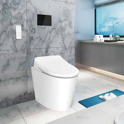 WC elettronico - E554 - Oceanwell - da appoggio / in ceramica / contract