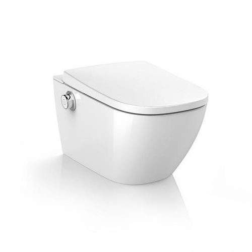 Copriwater elettronico - E403 - Oceanwell - antibatterico / in termoplastica / bianco