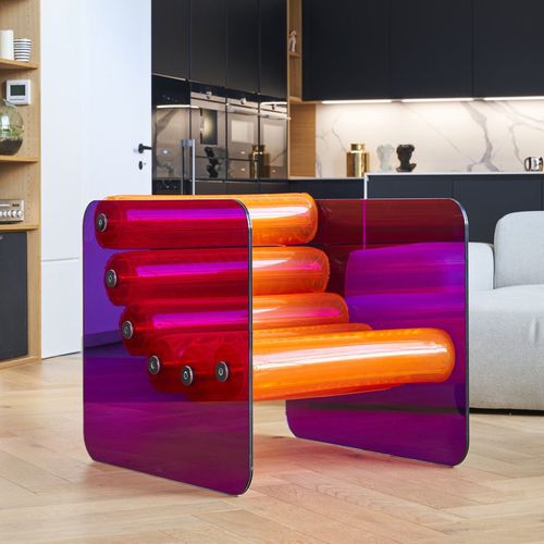 Poltrona contemporanea - MW02  - MOJOW DESIGN - in poliuretano / in vetro / personalizzabile
