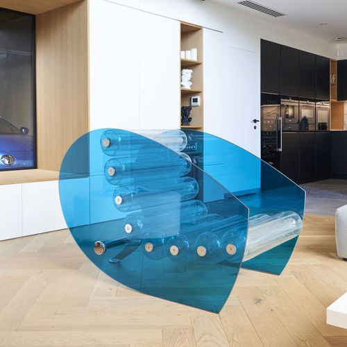Poltrona design originale - MW05  - MOJOW DESIGN - in tessuto / in poliuretano / in acciaio inossidabile