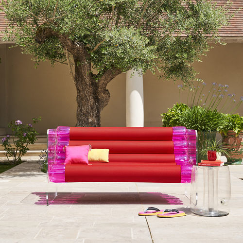Divano rosa - MW02 - MOJOW DESIGN - design / da giardino / per terrazza