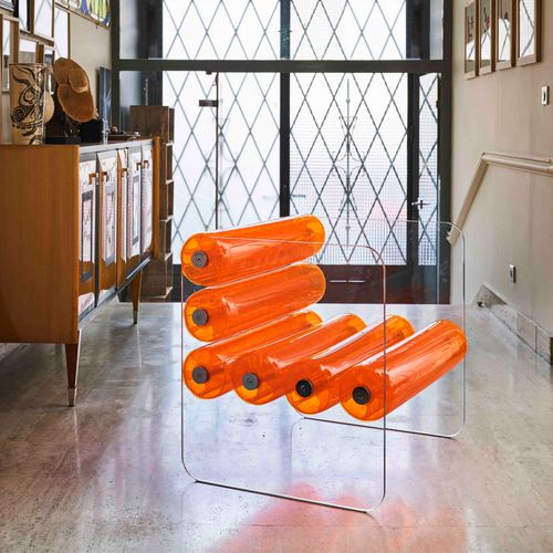 Poltrona design originale - MW01 - MOJOW DESIGN - in poliuretano / in acciaio inossidabile / in PMMA