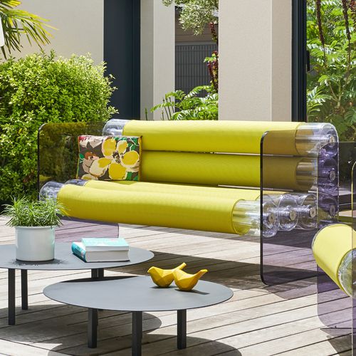 Divano compatto - MW01 - MOJOW DESIGN - design originale / da esterno / in tessuto
