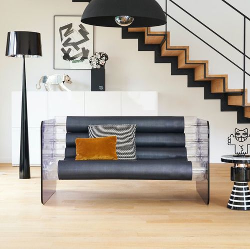 Divano compatto - MW02  - MOJOW DESIGN - design originale / da esterno / in ecopelle
