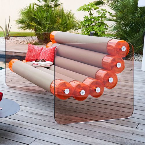 Divano compatto - MW02  - MOJOW DESIGN - design originale / da esterno / in tessuto