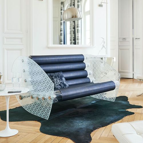 Divano compatto - MW05 - MOJOW DESIGN - design originale / in ecopelle / in poliuretano