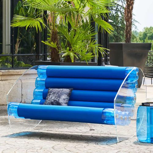 Divano compatto - MW05 - MOJOW DESIGN - design originale / da esterno / in tessuto