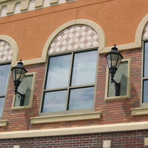Mattone faccia a vista in calcestruzzo - SUMMITVILLE® : OLDE TOWNE THIN - Scott System - per facciata / anticato / sabbiato