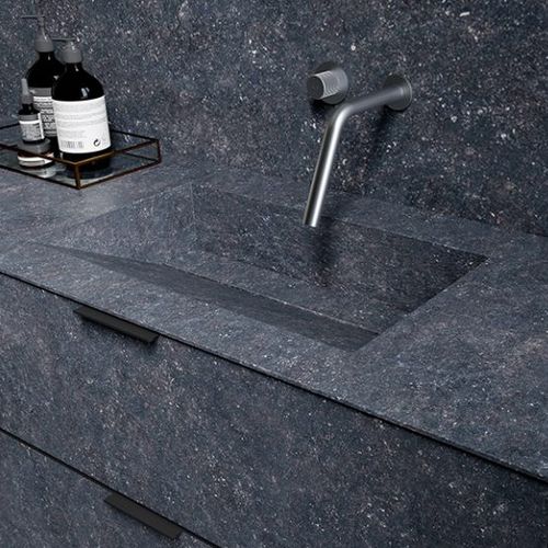Lavabo da incasso - AUNE - Sanchis Muebles de Baño - in composito / singolo / rettangolare