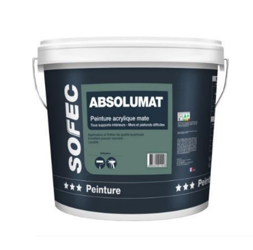Pittura decorativa - ABSOLUMAT - Sofec - di finitura / da interno / per muro