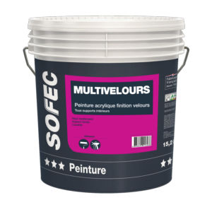 Pittura decorativa - MULTIVELOURS - Sofec - da interno / per muro / per soffitto