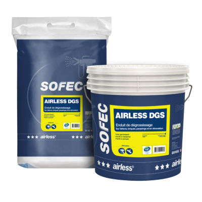 Intonaco di sgrossatura - AIRLESS DGS - Sofec - da interno / per mattoni / per calcestruzzo
