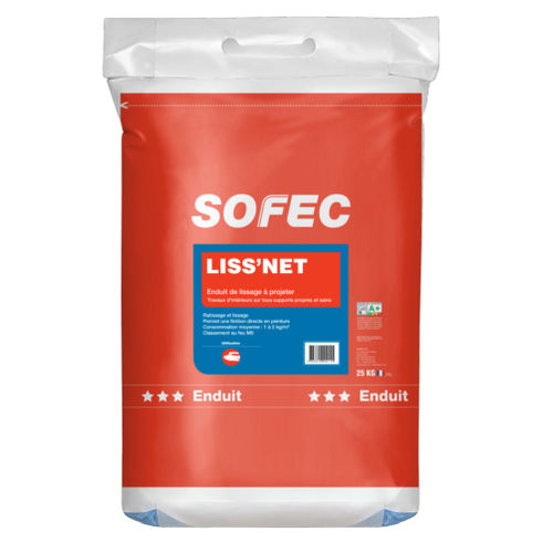 Intonaco di lisciatura - LISS'NET - Sofec - di finitura / da interno / per cartongesso