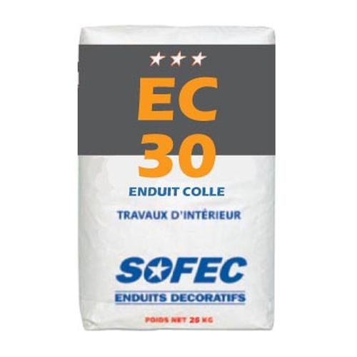 Intonaco decorativo - EC 30 - Sofec - di lisciatura / sigillante / di giunzione