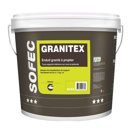 Intonaco decorativo - GRANITEX - Sofec - da interno / da esterno / per muro