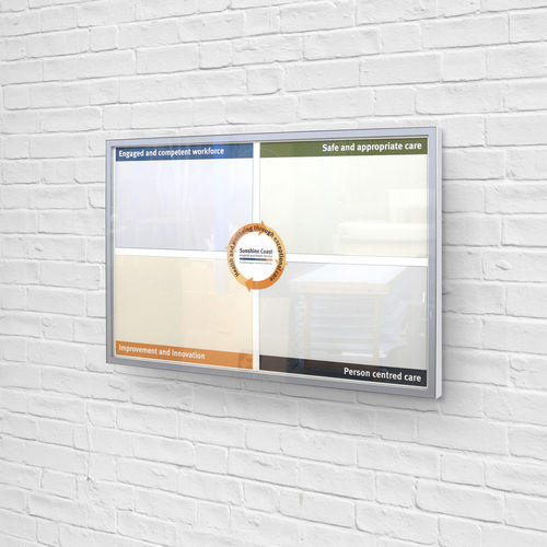 Cartello pubblicitario da parete - FLEXIDISPLAY CLIPLOK - CIVIQ - da interno / da esterno / in alluminio anodizzato