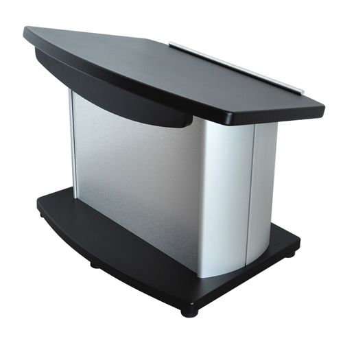 Podio da conferenza - TABLE TOP  - Podium pros - seduto-in piedi / in alluminio / in alluminio anodizzato