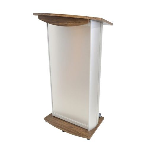 Podio da conferenza - H2 CUSTOM - Podium pros - seduto-in piedi / in alluminio / in alluminio anodizzato