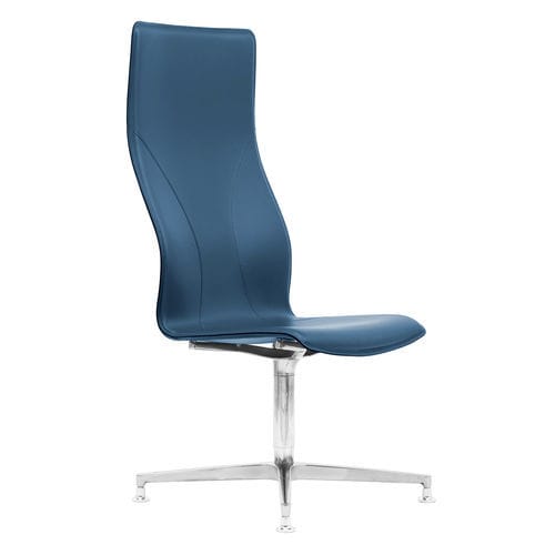 Sedia da ufficio contemporanea - BB641.3  - kleos (Europe) SE - da interno / in pelle / in metallo