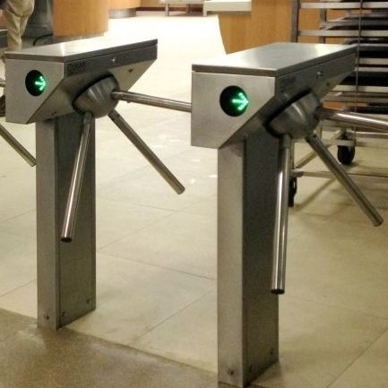 Tornello tripode - OTT 131 S - Oskar Turnstiles System - per controllo accesso / in acciaio inossidabile / per edifici pubblici