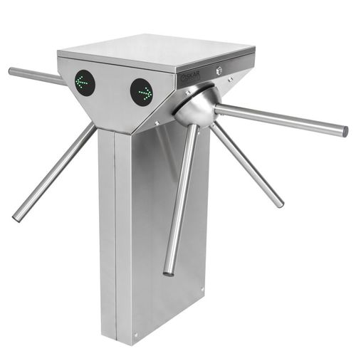 Tornello tripode - OTT 162 G - Oskar Turnstiles System - per controllo accesso / in acciaio inossidabile / per edifici pubblici