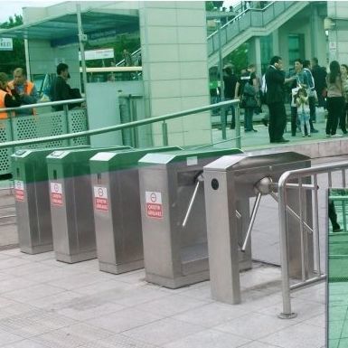 Tornello tripode - OTT 231 A - Oskar Turnstiles System - per controllo accesso / in acciaio inossidabile / per edifici pubblici