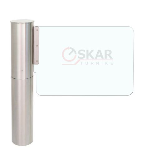 Tornello a mezza altezza - OVT 121 MS - Oskar Turnstiles System - per controllo accesso / in acciaio inossidabile / per edifici pubblici