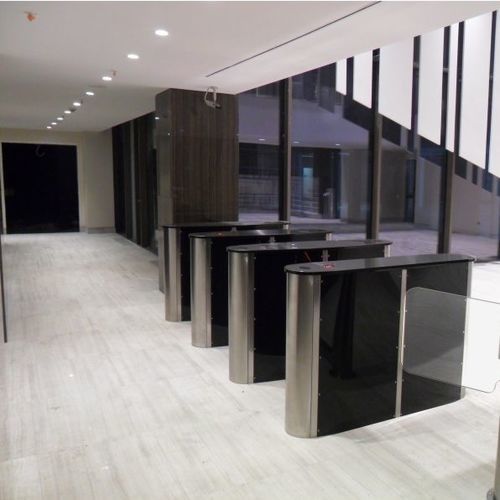 Tornello a mezza altezza - HCT 350 D - Oskar Turnstiles System - per controllo accesso / in acciaio inossidabile / per edifici pubblici
