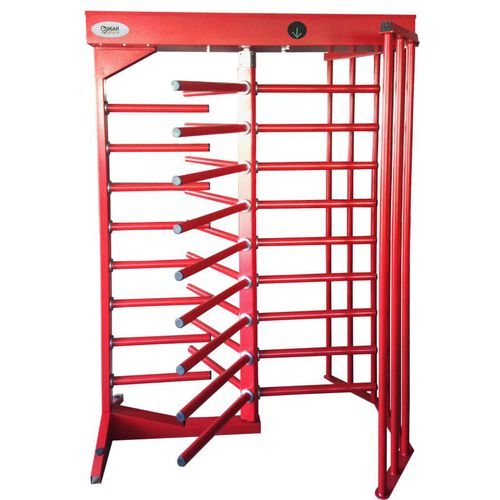 Tornello a tutta altezza - OBT 314 - Oskar Turnstiles System - per controllo accesso / di sicurezza / in acciaio inossidabile