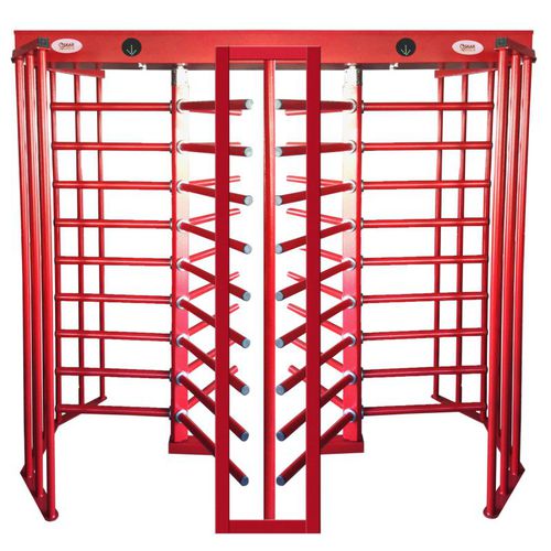 Tornello a tutta altezza - OBT 3220 - Oskar Turnstiles System - per controllo accesso / di sicurezza / in acciaio inossidabile