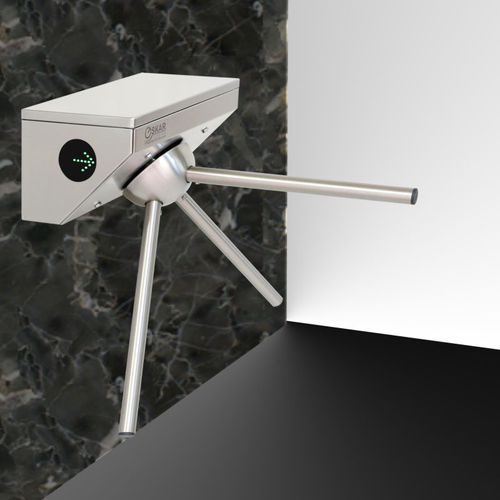 Tornello tripode - OTT 031 S - Oskar Turnstiles System - per controllo accesso / in acciaio inossidabile / per edifici pubblici