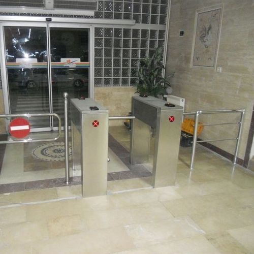 Tornello tripode - OTT 231 D - Oskar Turnstiles System - per controllo accesso / in acciaio inossidabile / per edifici pubblici