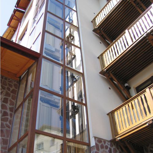 Ascensore idraulico - ELMAS SRL - per il settore terziario / ad uso residenziale / panoramico