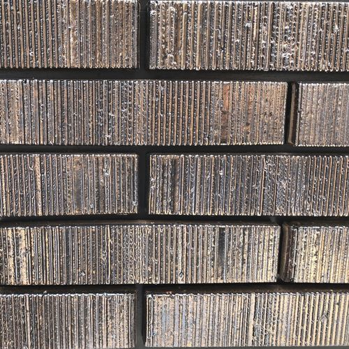 Mattone per facciata - GOLDEN BLACK - 3505 O - TEXTURED - Klinker Covadonga - per muratura / trafilato / speciale