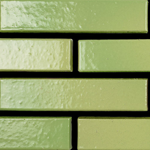 Mattone per facciata - 3314+3315 L GREEN MULTI - SMOOTH - Klinker Covadonga - per muratura / pieno / speciale