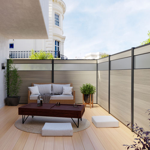 Recinzione a lamelle - BOSTON CLARITY - FIBERDECK - da giardino / per spazio pubblico / per spazi verdi