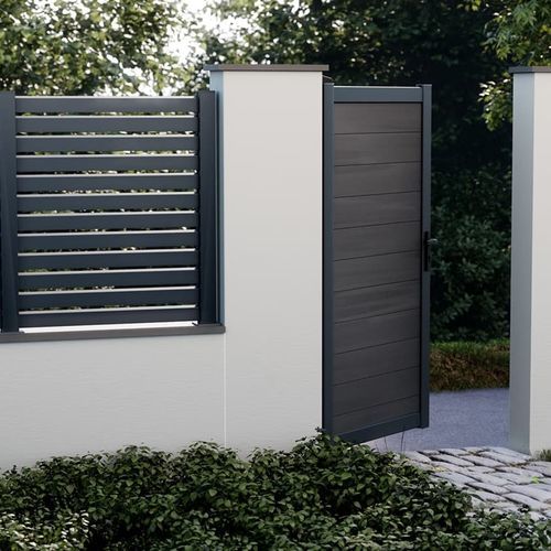 Recinzione a lamelle - BOSTON GATE - FIBERDECK - residenziale / professionale / in alluminio