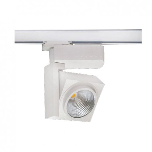 Faretti a binario LED - CAPELLA -44 W - BLACK LIGHT ELEKTRONIK - quadrato / in ghisa di alluminio / contract