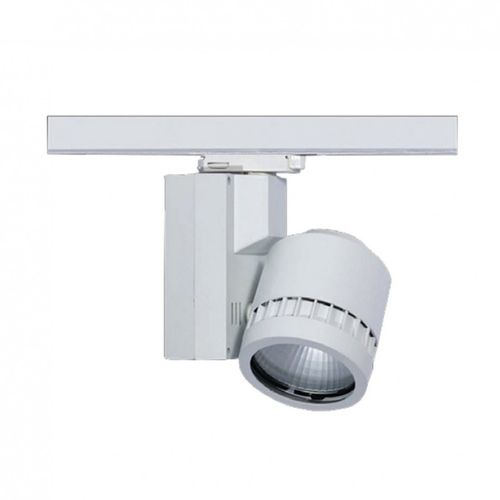 Faretti a binario LED - CAPELLA -33 W - BLACK LIGHT ELEKTRONIK - tondo / in ghisa di alluminio / contract