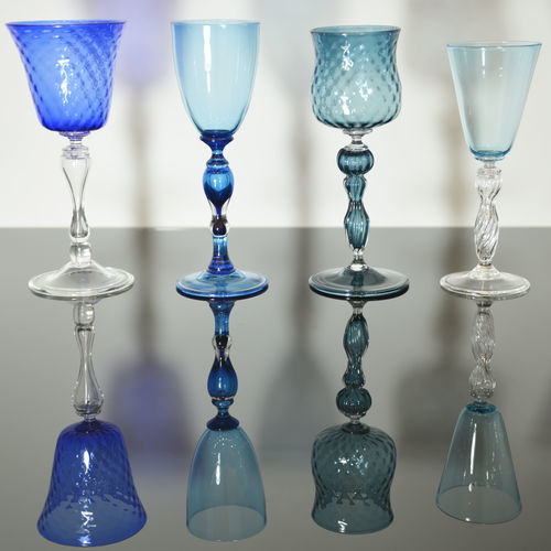 Bicchiere da vino - LOUIS PHILIPPE™  - Amel Chamandy® Designs - a calice / in vetro / contract