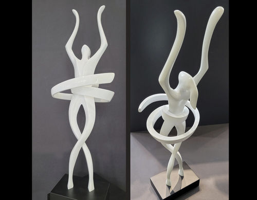 Scultura in fibra di vetro - PIROUETTE - Amel Chamandy® Designs - contract