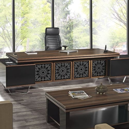 Scrivania direzionale - DARGA - Flekssit Office Furniture - da terra / classica / in melaminico