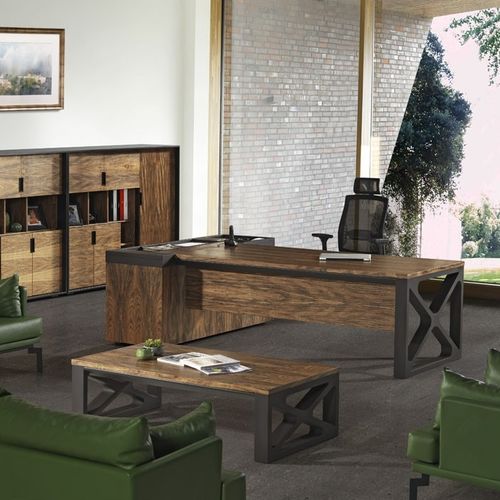 Scrivania direzionale - VENÜS - Flekssit Office Furniture - da terra / classica / in MDF