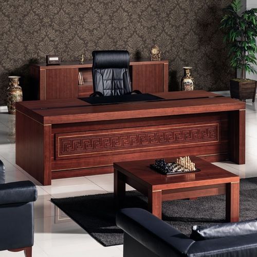 Scrivania direzionale - MAKLORA - Flekssit Office Furniture - classica / in MDF / con contenitore
