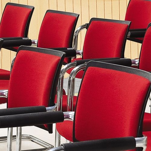 Sedia da conferenza contemporanea - TOPAZ - Flekssit Office Furniture - da interno / in tessuto / imbottita