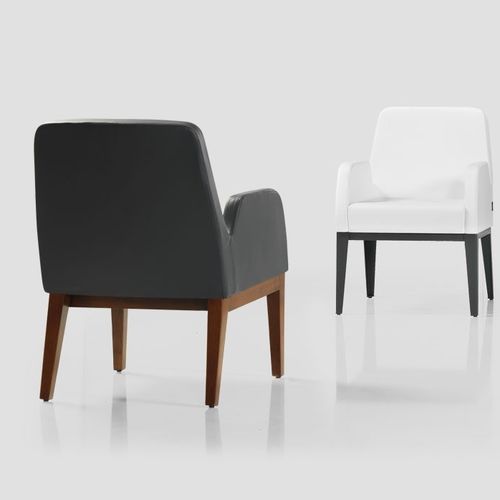 Sedia visitatore contemporanea - NERGIS - Flekssit Office Furniture - da interno / in tessuto / in poliuretano