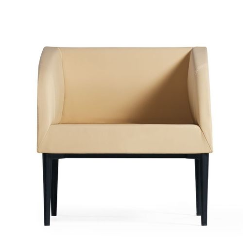 Sedia visitatore contemporanea - VADI - Flekssit Office Furniture - da interno / in pelle / imbottita
